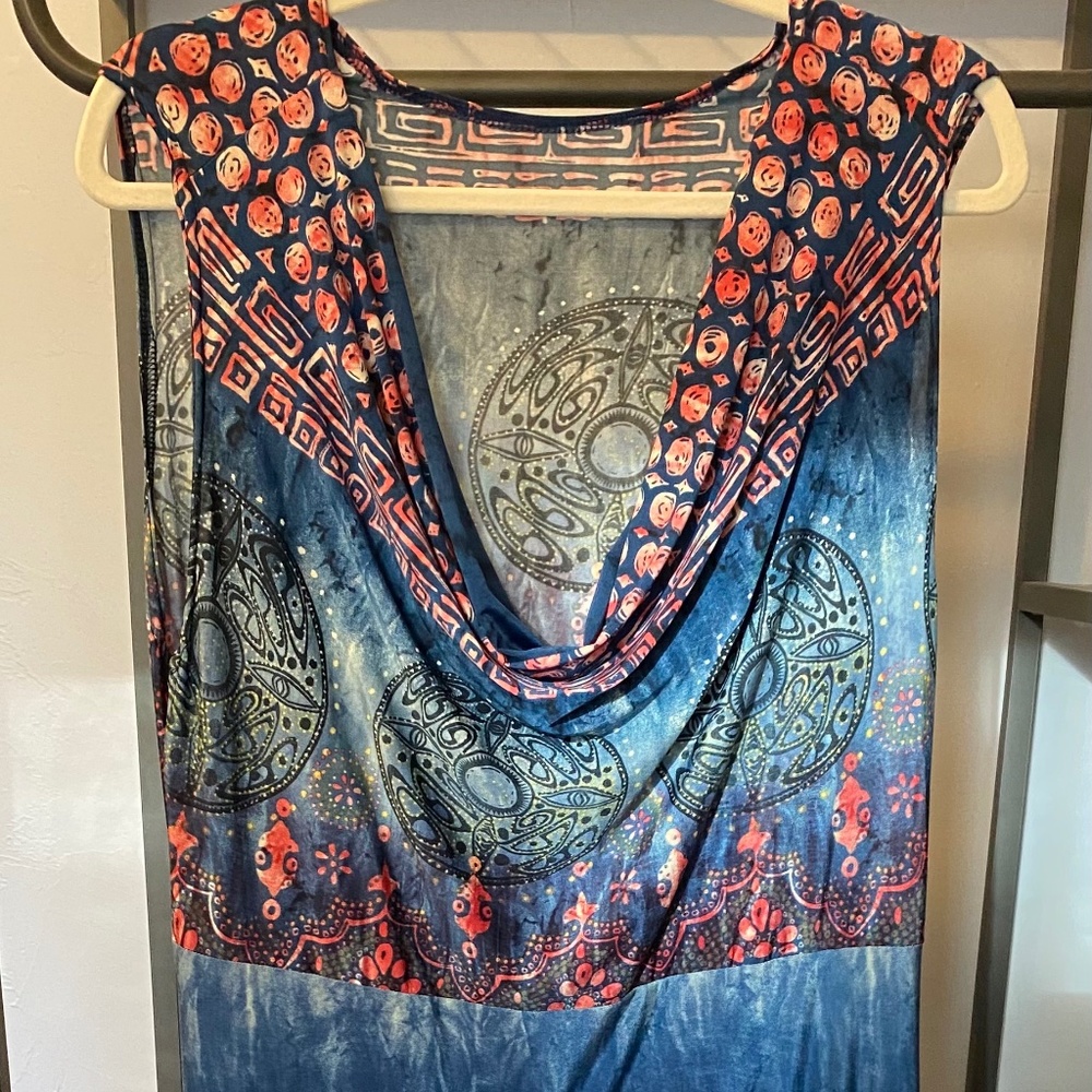 Gorgeous Bohemian Cowl Neck Dress